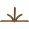 Ekena Millwork Redmond Smooth Timber Gable Bracket, Western Red Cedar, 60"W x 40"H x 1 1/2"D x 3 1/2"F, 16/12 Pitch GBW060X40X0204RED00SWR - alternate 4
